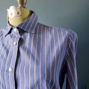 Giorgio Armani Le Collezioni Striped Shirt/Sz 10